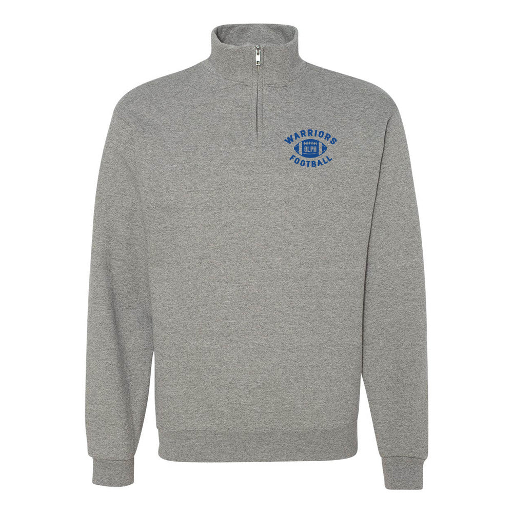 Warriors ~ Quarter Zip Sweatshirt ~ OLPH Football