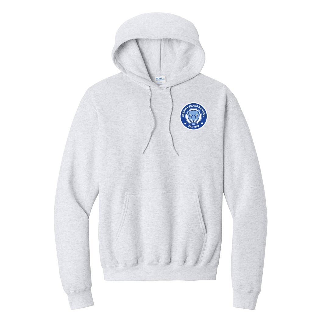 Panthers Badge ~ Hoodie ~ Joseph Sears School-ash