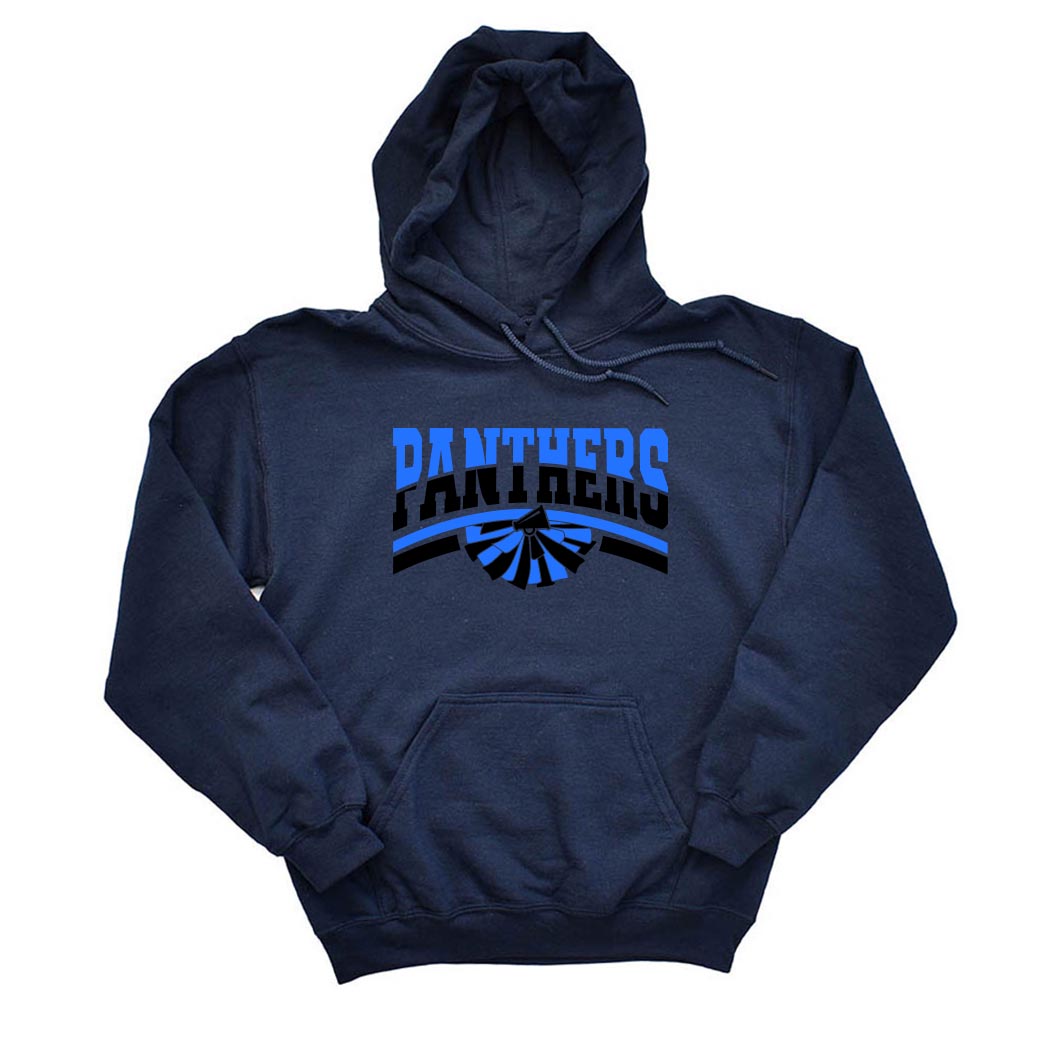 Panthers Varsity Spirit ~ Hoodie ~ East Prairie Cheer-navy