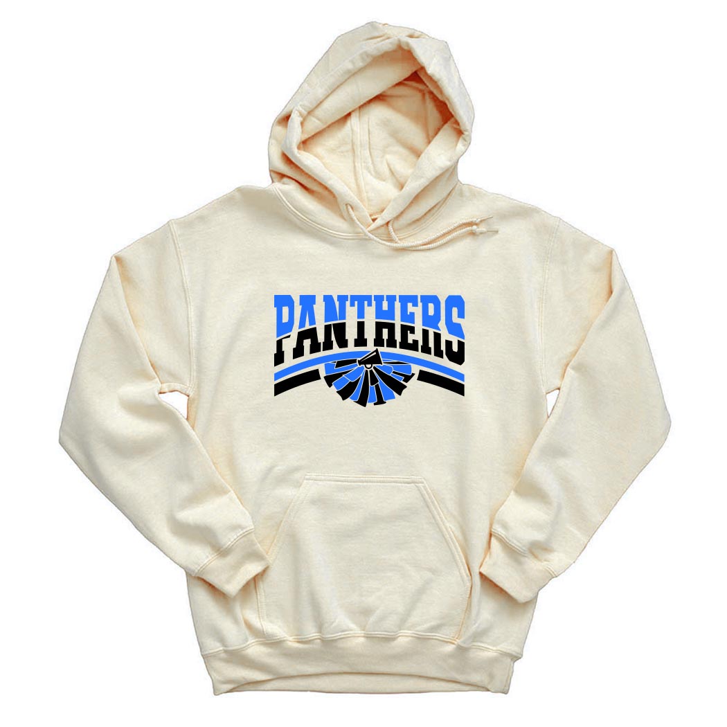 Panthers Varsity Spirit ~ Hoodie ~ East Prairie Cheer-off white