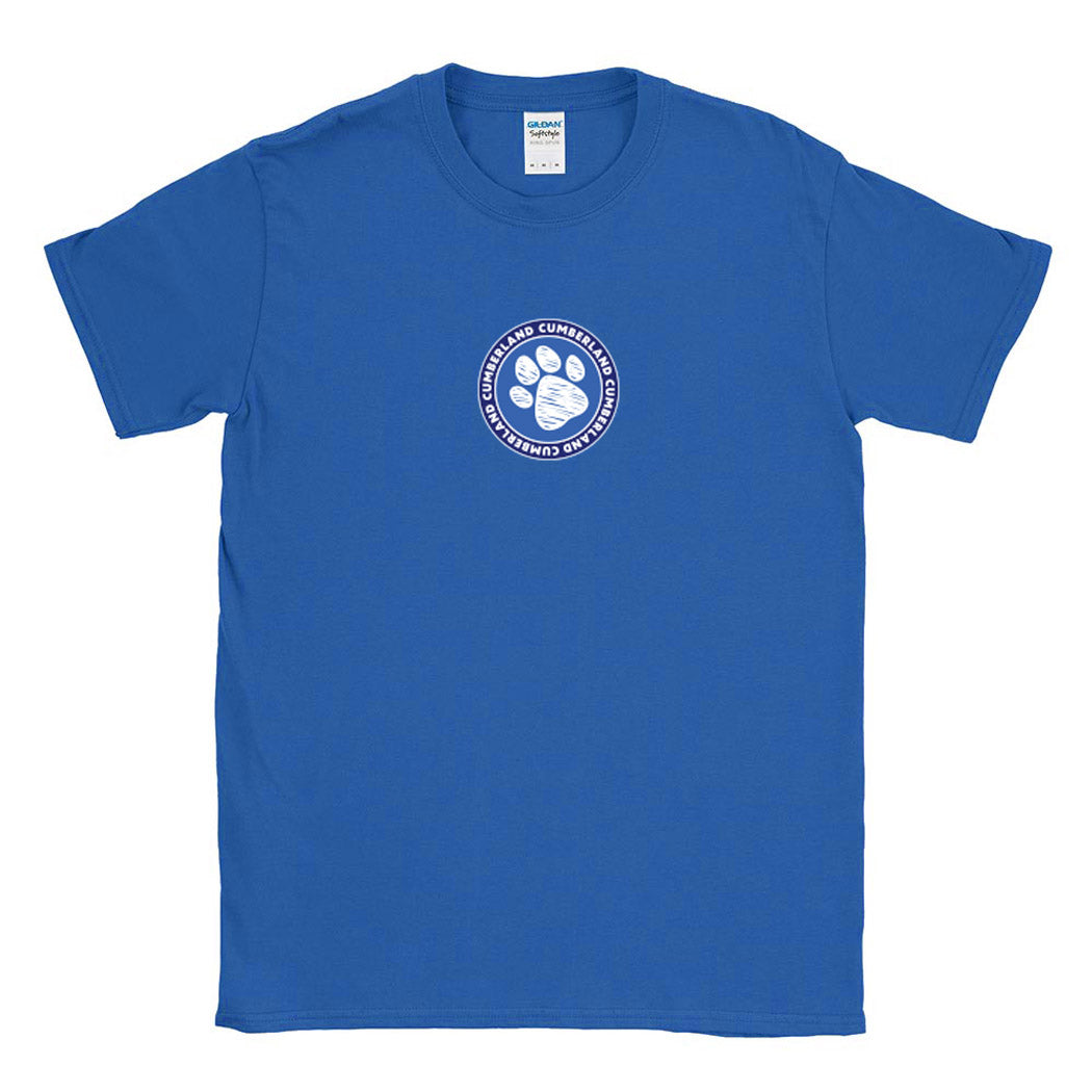 Paw Badge ~ Cotton T-Shirt ~ Cumberland Elementary School