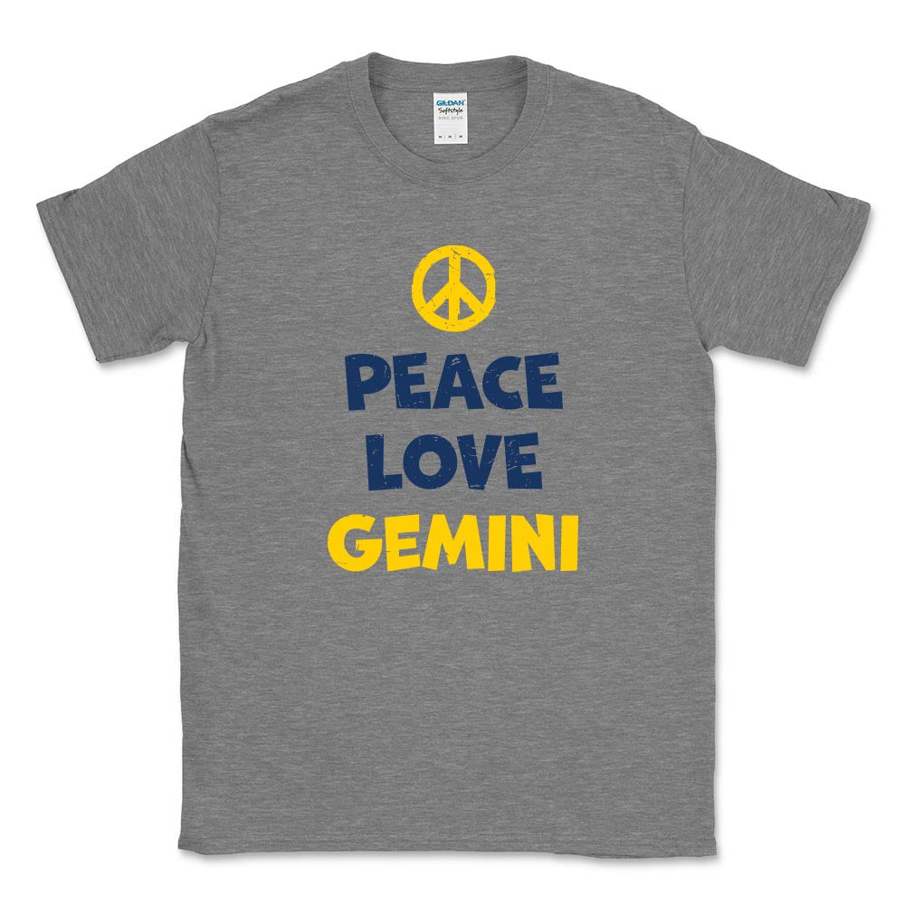 Peace Love ~ Cotton T-Shirt ~ Gemini Middle School