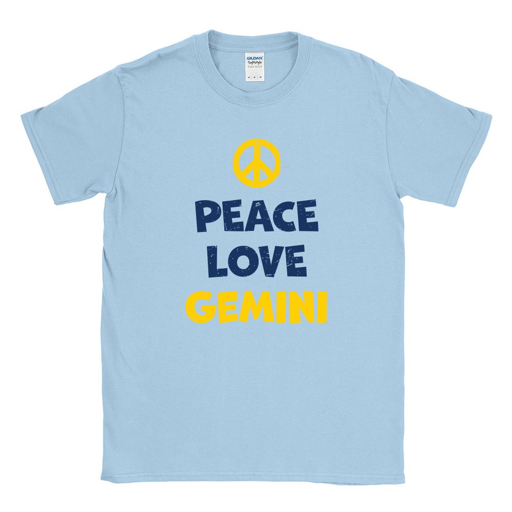 Peace Love ~ Cotton T-Shirt ~ Gemini Middle School