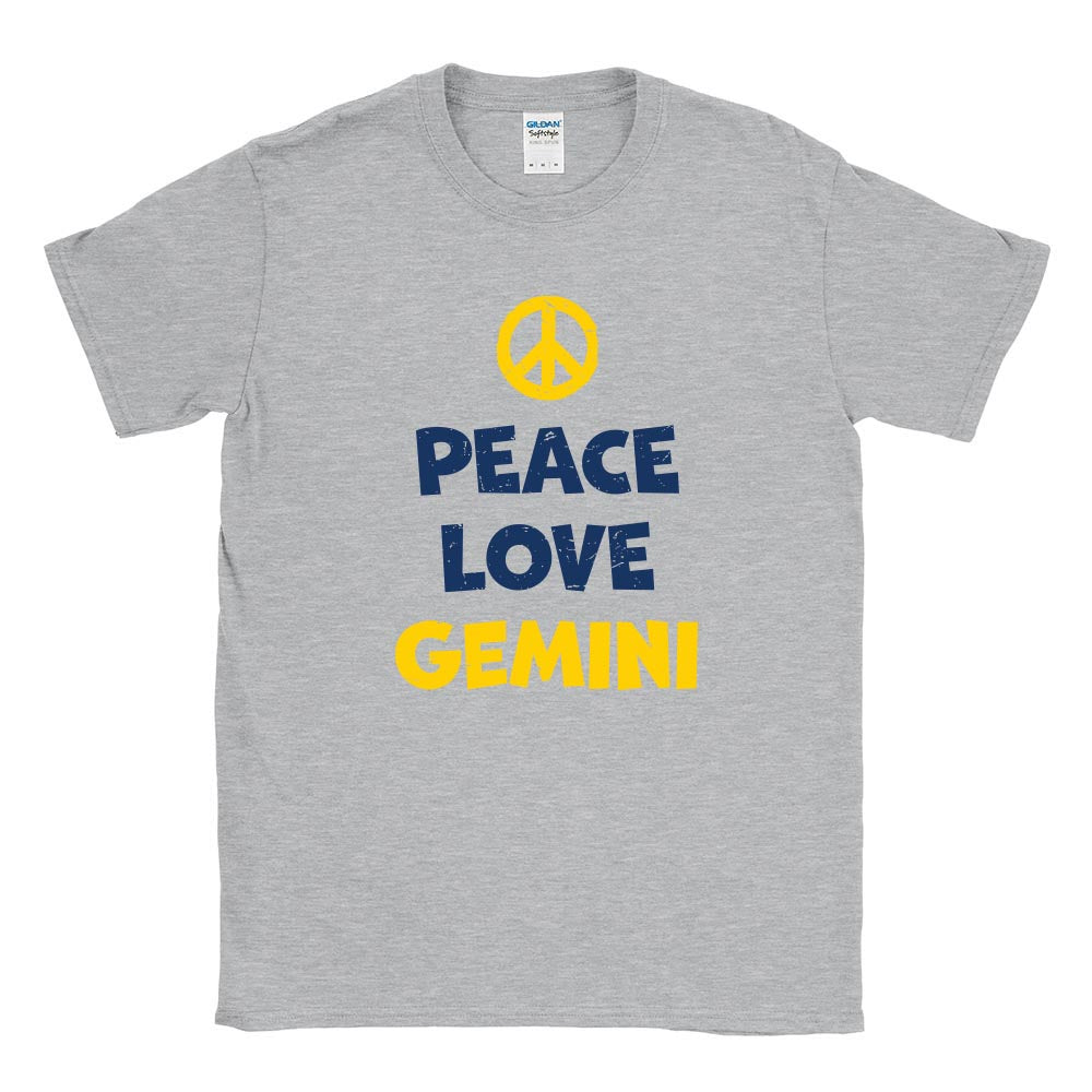 Peace Love ~ Cotton T-Shirt ~ Gemini Middle School