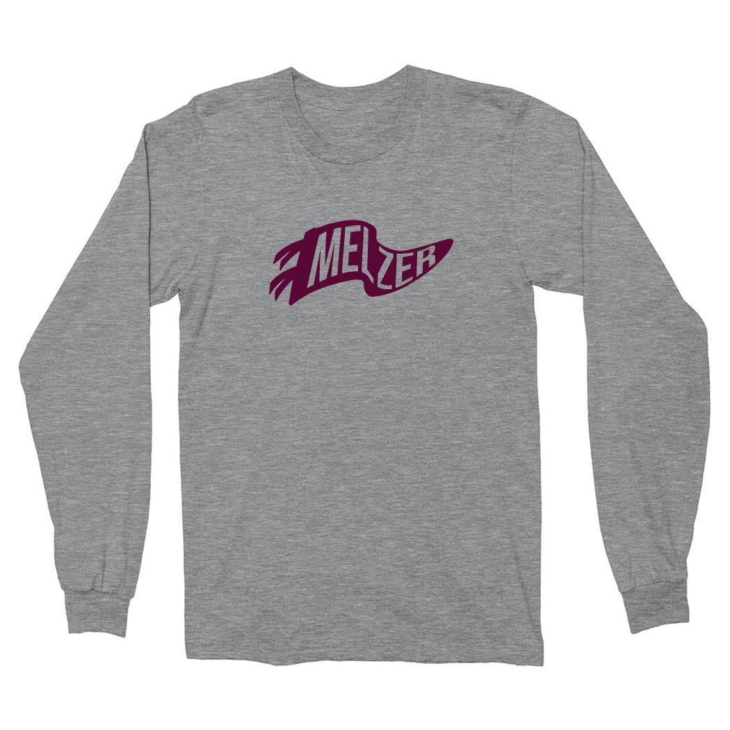 Pennant ~ Cotton Long Sleeve T-Shirt ~ Melzer Elementary School