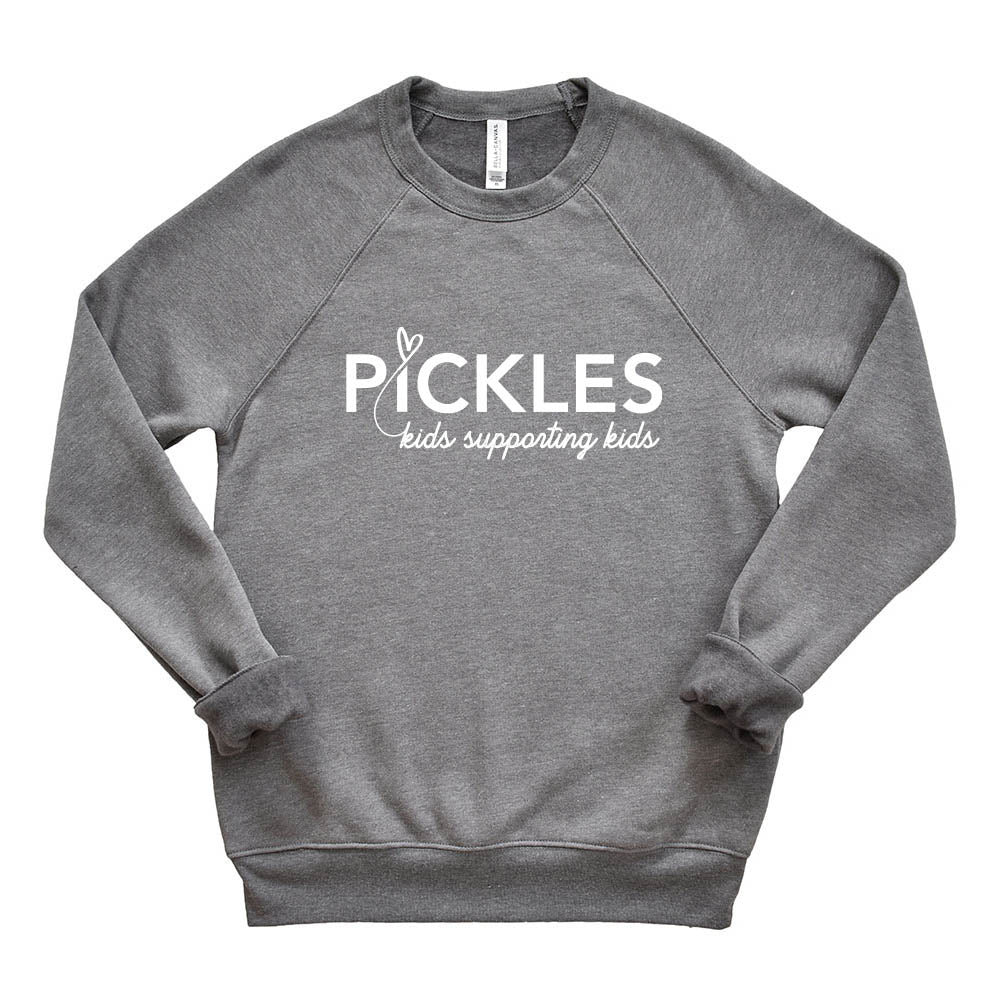 Logo ~ Raglan Crewneck Sweatshirt ~ Pickles