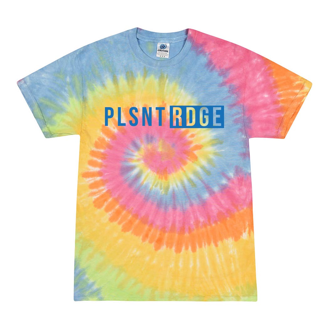PLSNT RDGE ~ Tie Dye T-Shirt ~ Pleasant Ridge Elementary School
