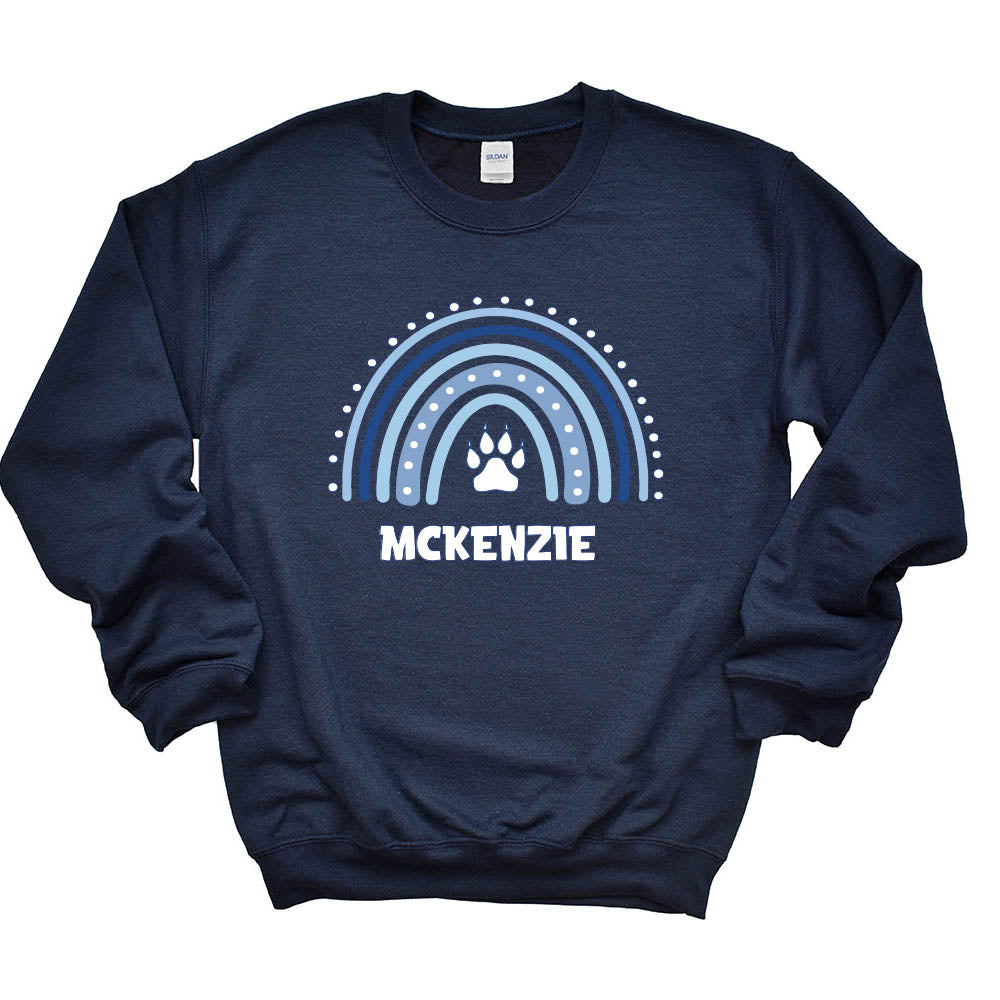 RAINBOW SWEATSHIRT ~ MCKENZIE ELEMENTARY ~ youth & adult ~ classic unisex fit