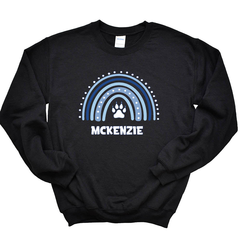 RAINBOW SWEATSHIRT ~ MCKENZIE ELEMENTARY ~ youth & adult ~ classic unisex fit