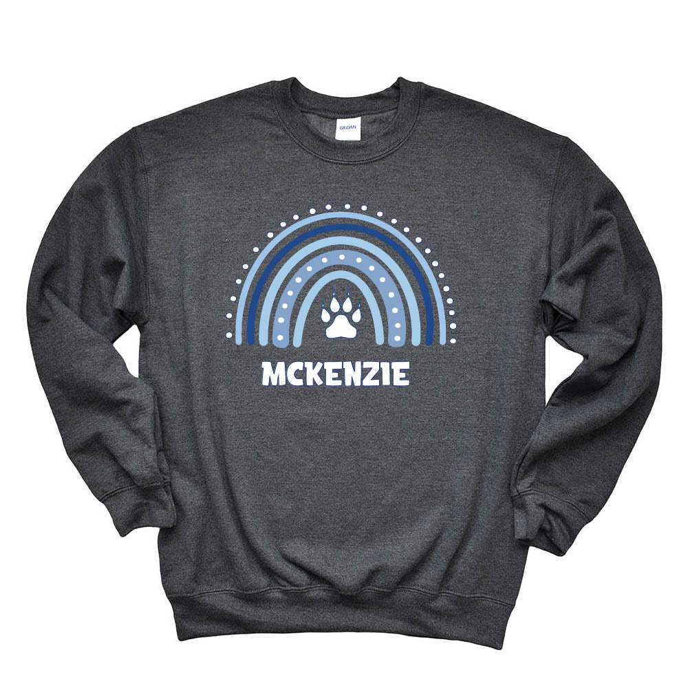 RAINBOW SWEATSHIRT ~ MCKENZIE ELEMENTARY ~ youth & adult ~ classic unisex fit