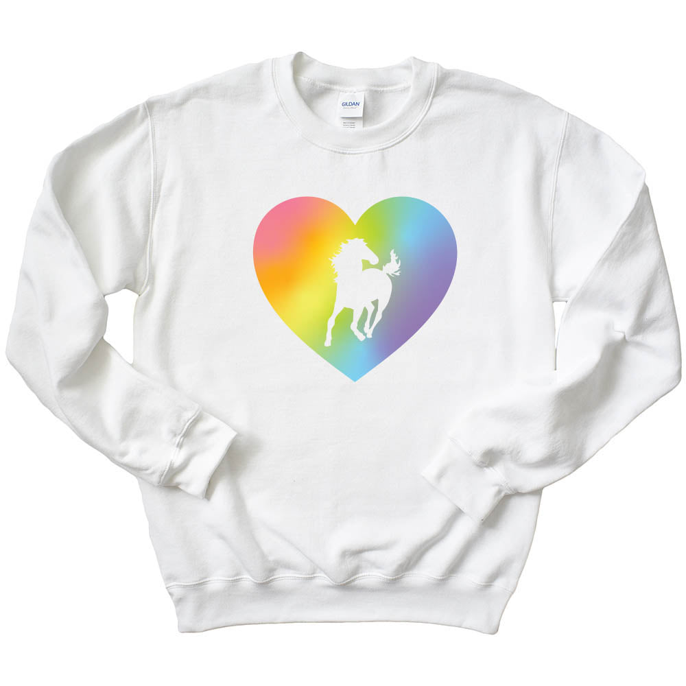 Mustang Love ~ Crewneck Sweatshirt ~ Romona Elementary School