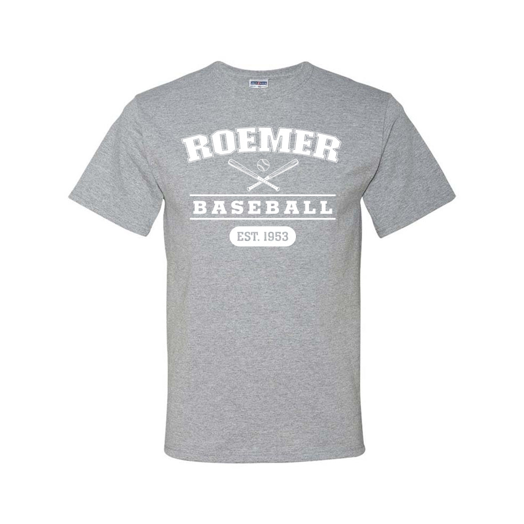 Roemer ~ 50/50 T-Shirt ~ Wilmette Baseball Association