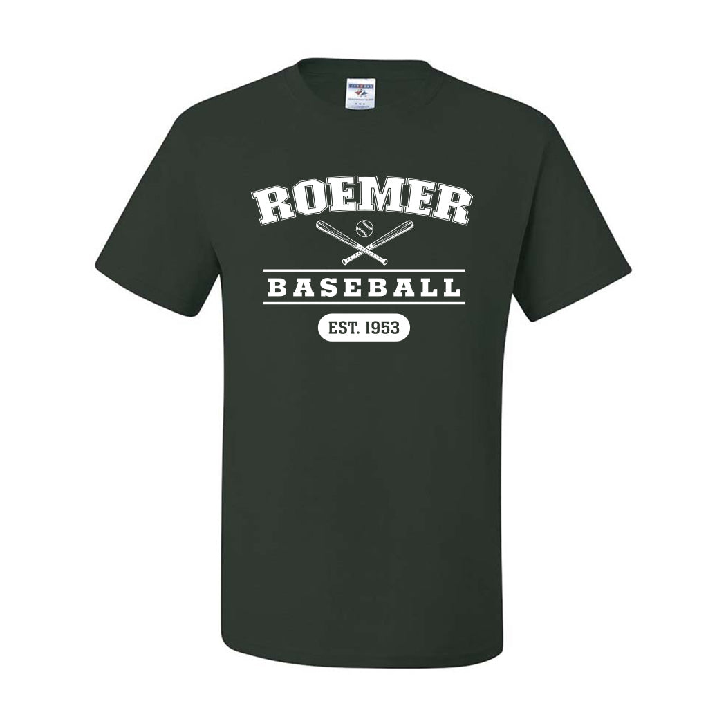 Roemer ~ 50/50 T-Shirt ~ Wilmette Baseball Association