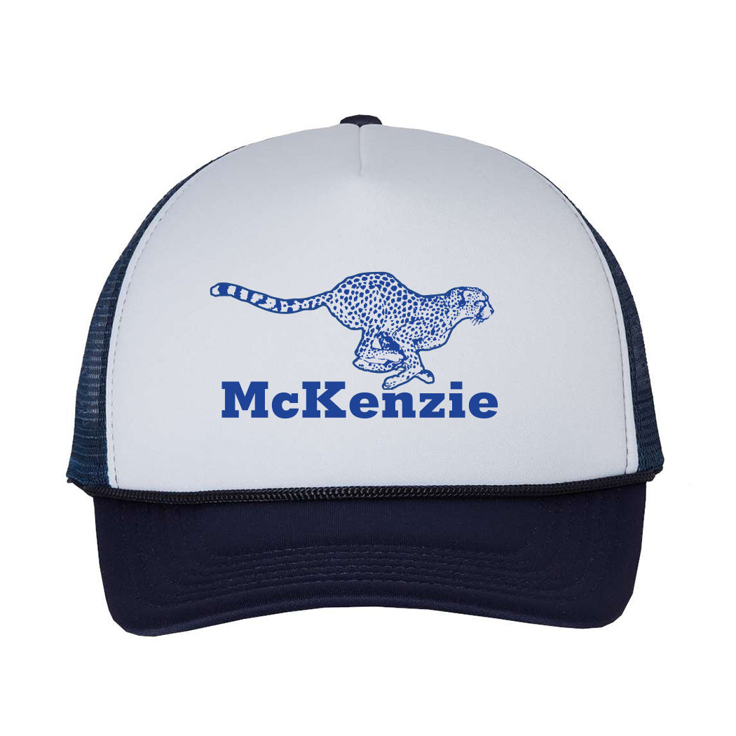 Running Cheetah ~ Foam Trucker Cap ~ McKenzie Elementary School