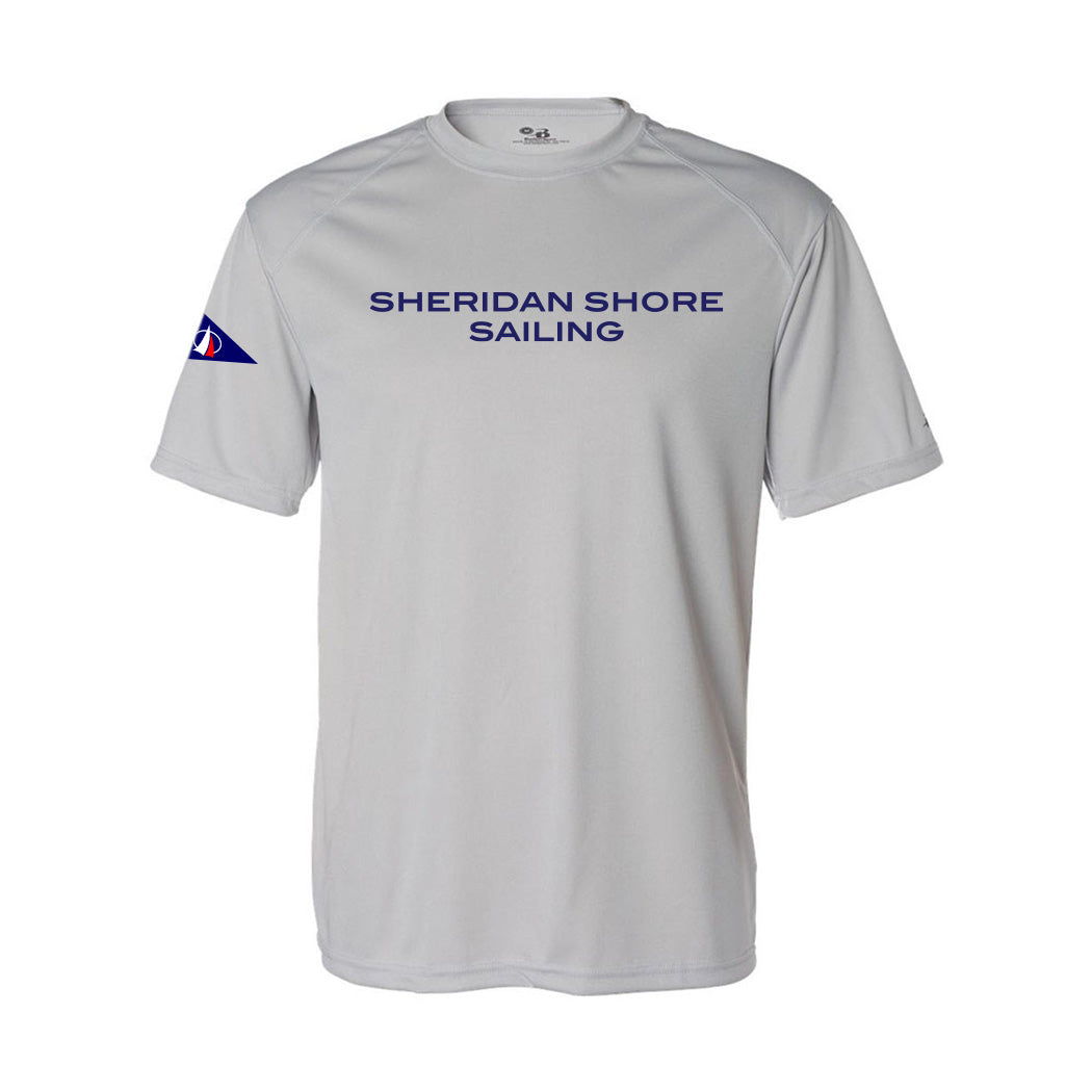 Performance T-Shirt ~ Sheridan Shore Sailing-silver