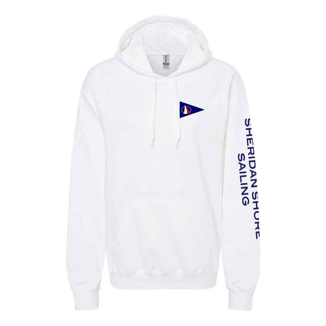 Hoodie ~ Sheridan Shore Sailing-white