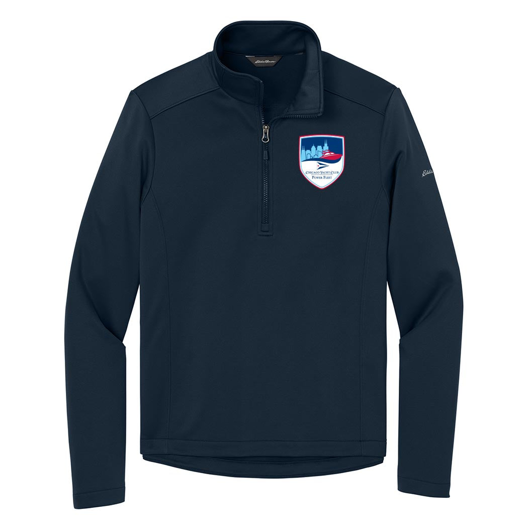 Shield Logo - Power Fleet ~ 1/4 Zip Sweatshirt ~ Chicago Yacht Club