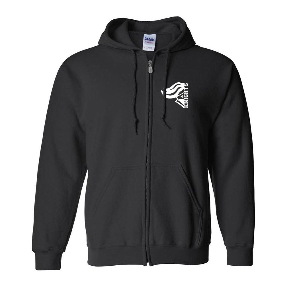 Side Knights ~ Zip Hoodie ~ Chappell Elementary School