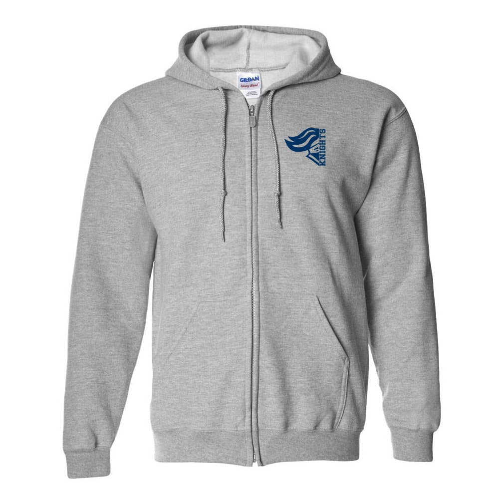 Side Knights ~ Zip Hoodie ~ Chappell Elementary School