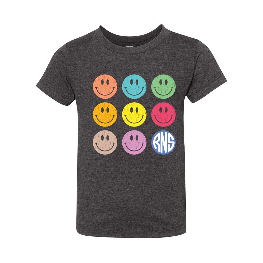 Smiley Array T-Shirt ~ Ravinia Nursery School