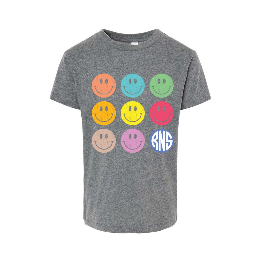 Smiley Array T-Shirt ~ Ravinia Nursery School