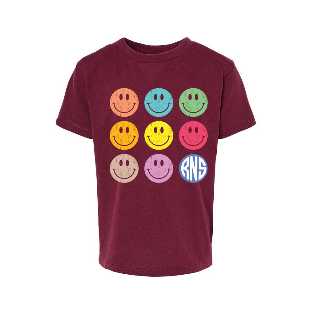 Smiley Array T-Shirt ~ Ravinia Nursery School