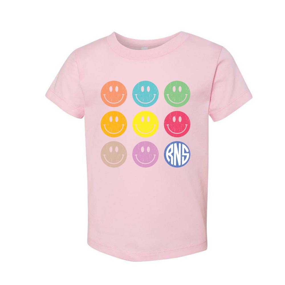 Smiley Array T-Shirt ~ Ravinia Nursery School
