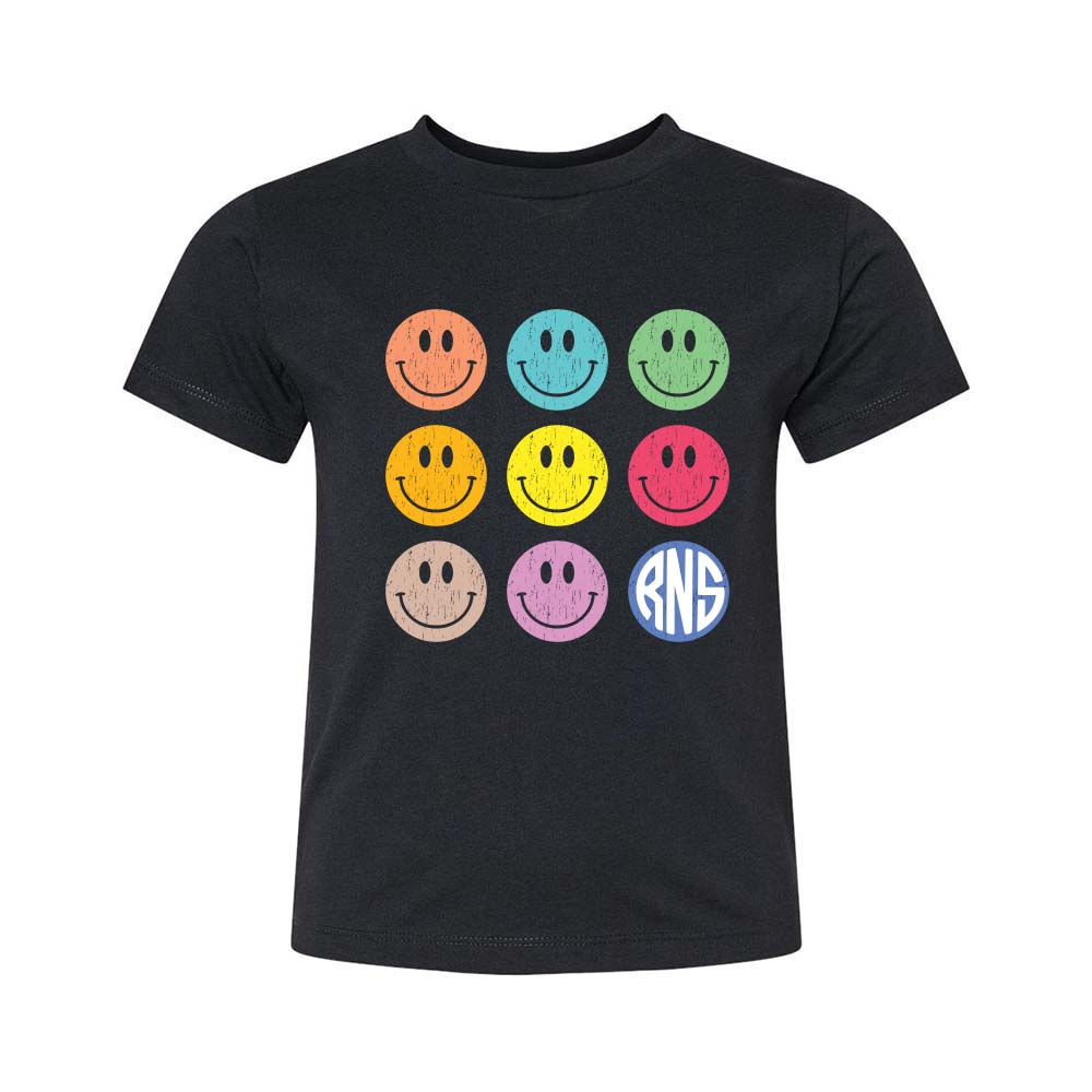 Smiley Array T-Shirt ~ Ravinia Nursery School