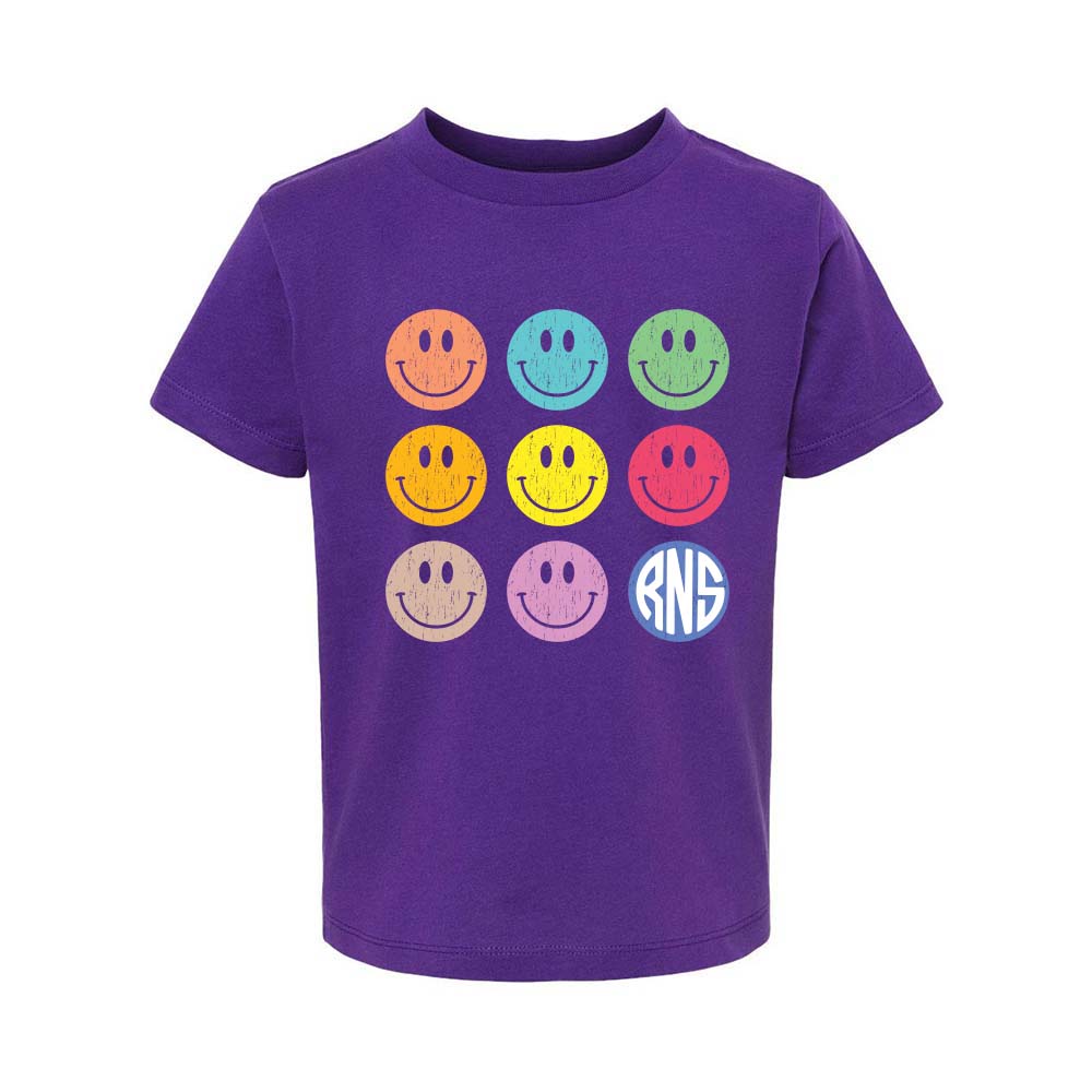 Smiley Array T-Shirt ~ Ravinia Nursery School