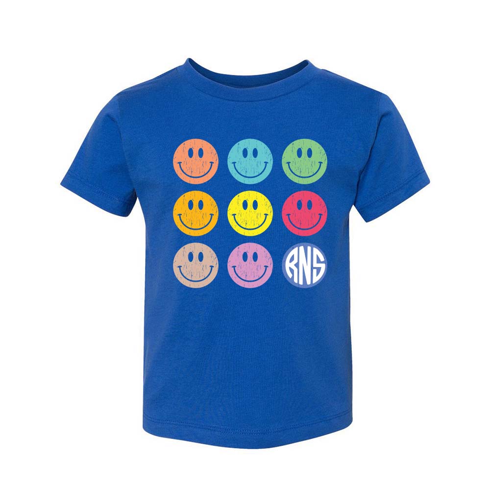 Smiley Array T-Shirt ~ Ravinia Nursery School