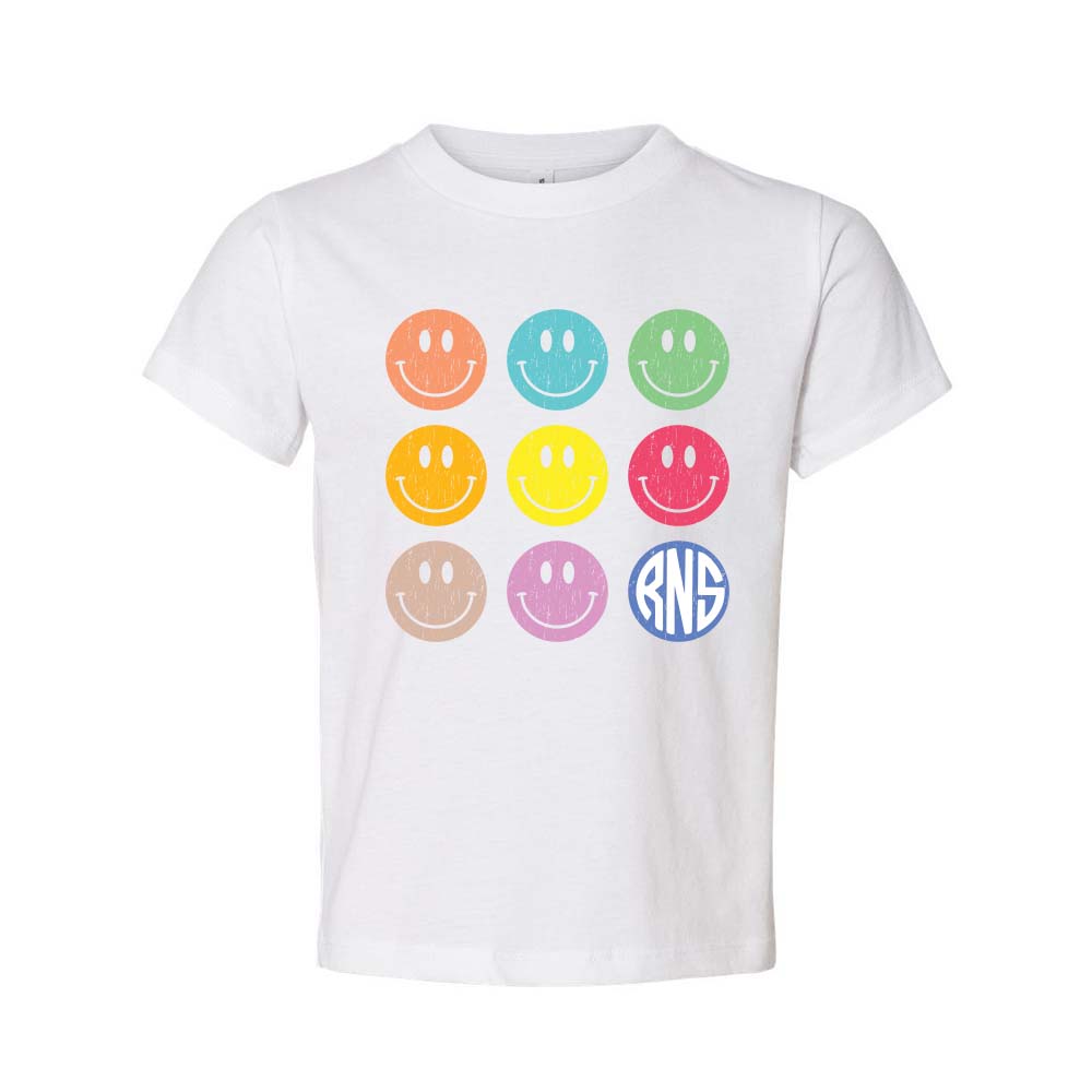 Smiley Array T-Shirt ~ Ravinia Nursery School
