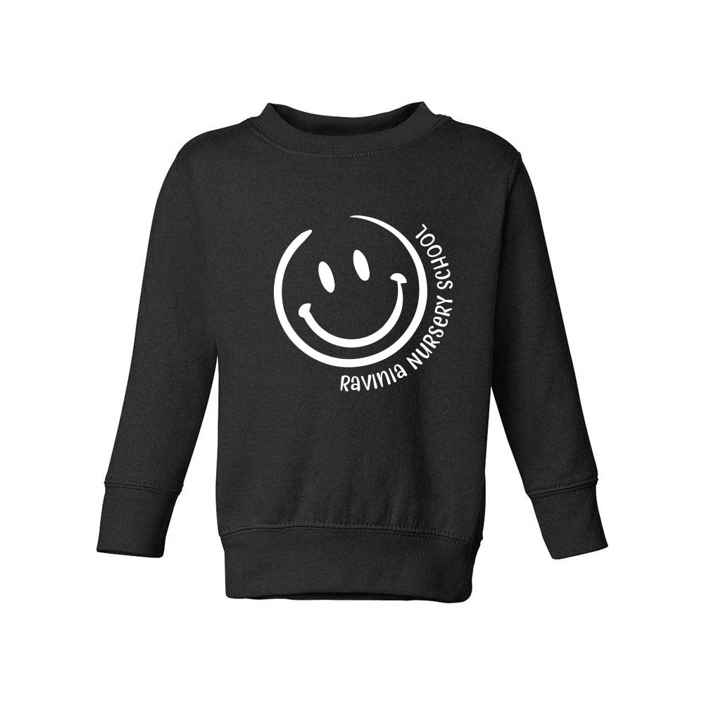 Smiley ~ Toddler Crewneck Sweatshirt ~Ravinia Nursery School ~ Toddler