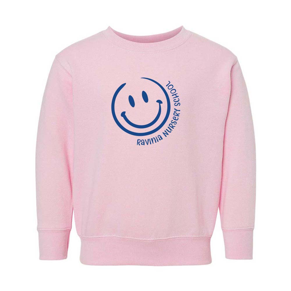 Smiley ~ Toddler Crewneck Sweatshirt ~Ravinia Nursery School ~ Toddler