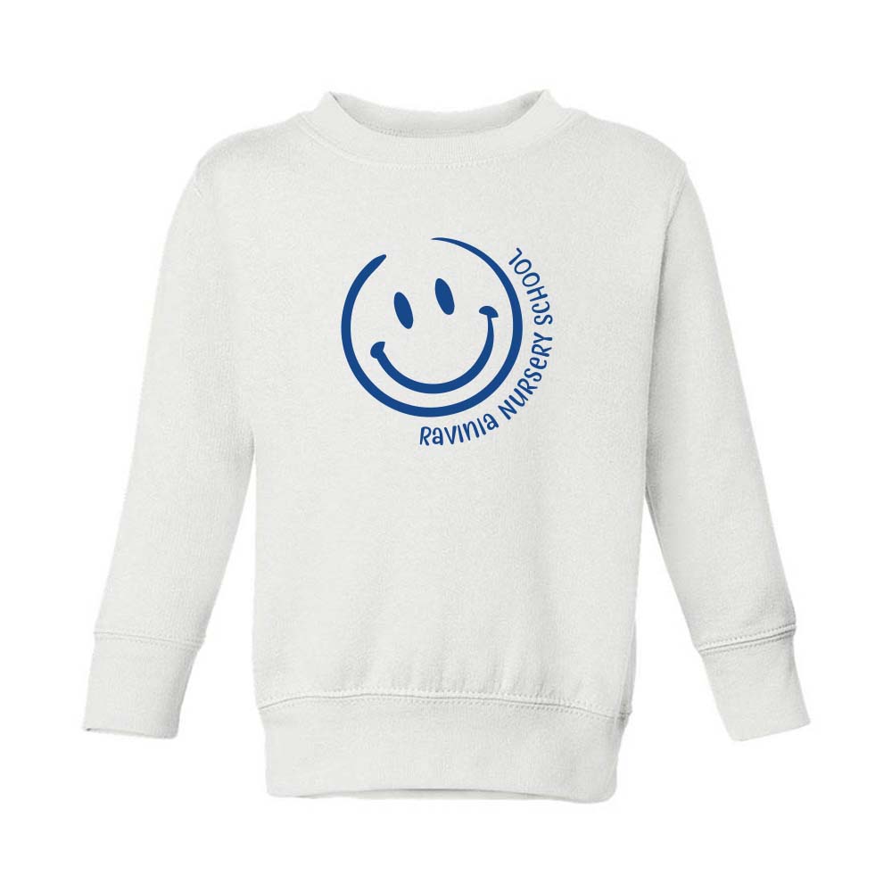 Smiley ~ Toddler Crewneck Sweatshirt ~Ravinia Nursery School ~ Toddler