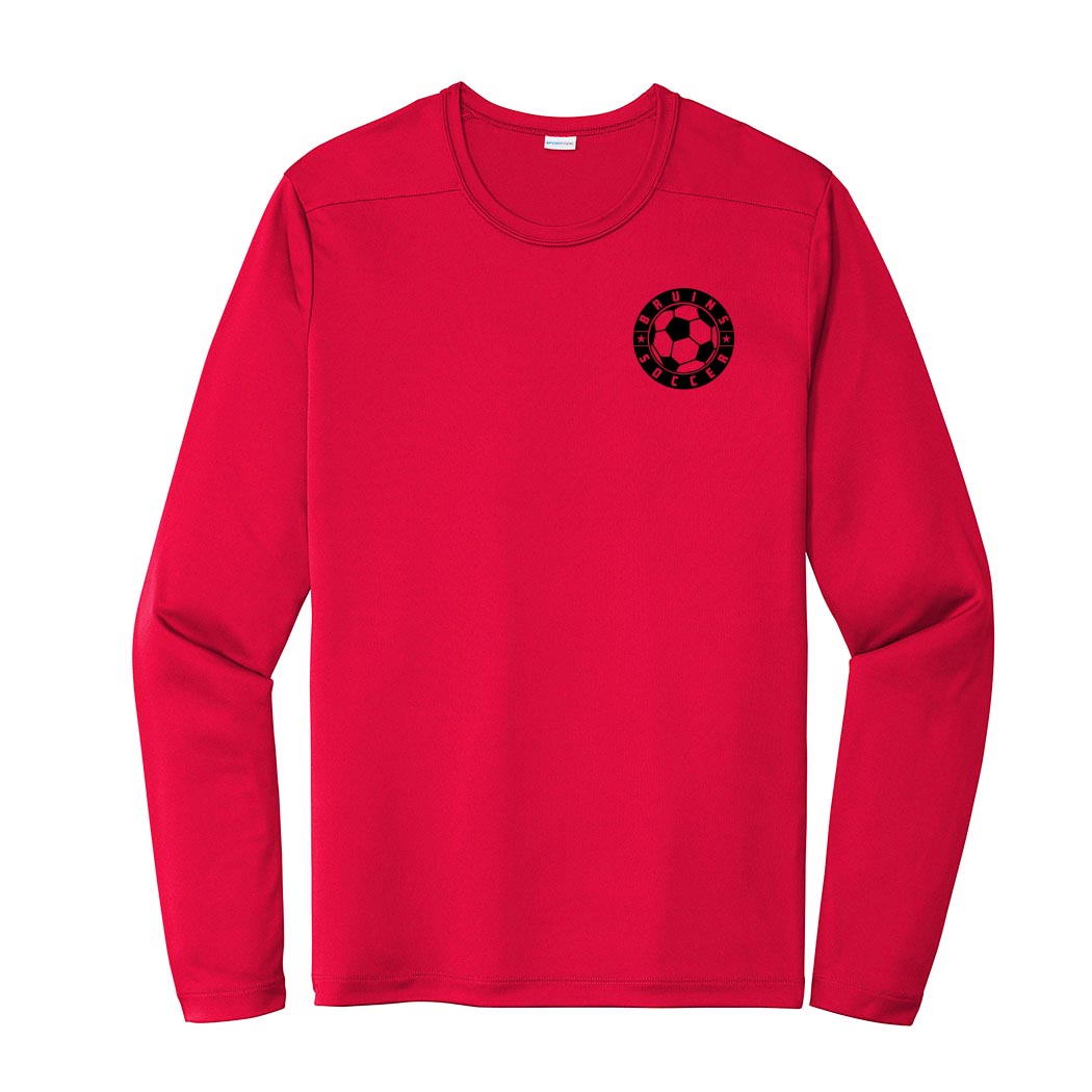 Soccer Badge ~ Long Sleeve Performance Tee ~ St. Robert Bellarmine Academy
