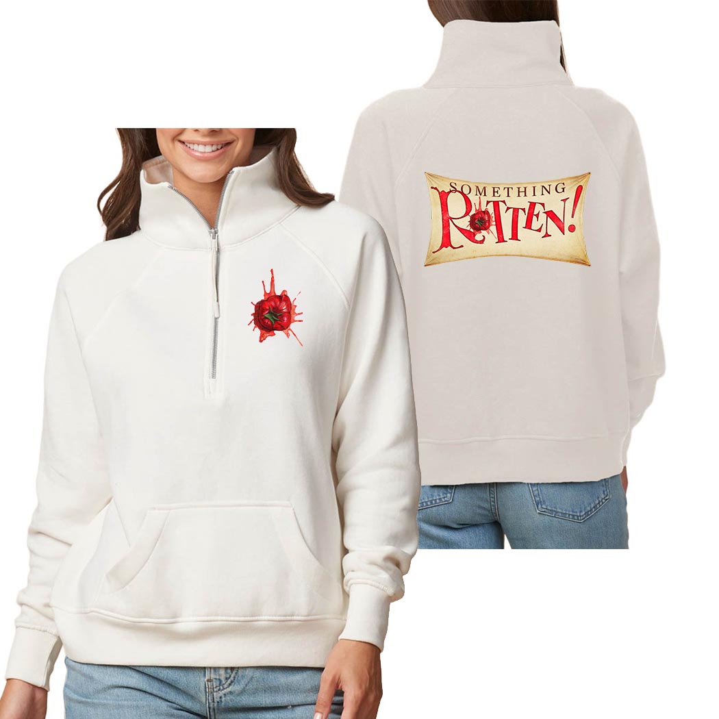 Something Rotten ~ Ladies Boxy Half Zip Fleece ~ Prospect Theatre