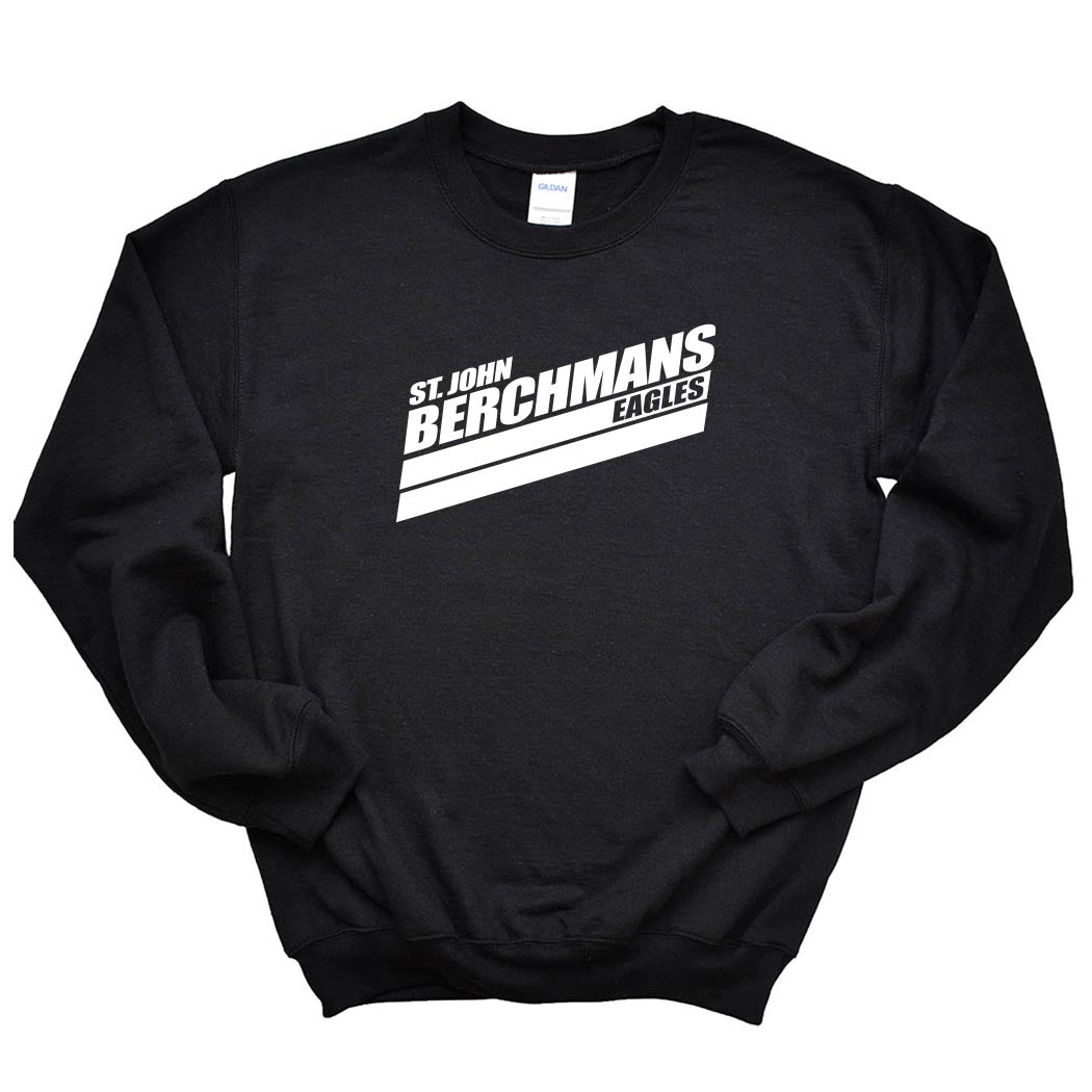 Speed Stripes Berchman Eagles ~ Crewneck Sweatshirt ~ St. John Berchmans