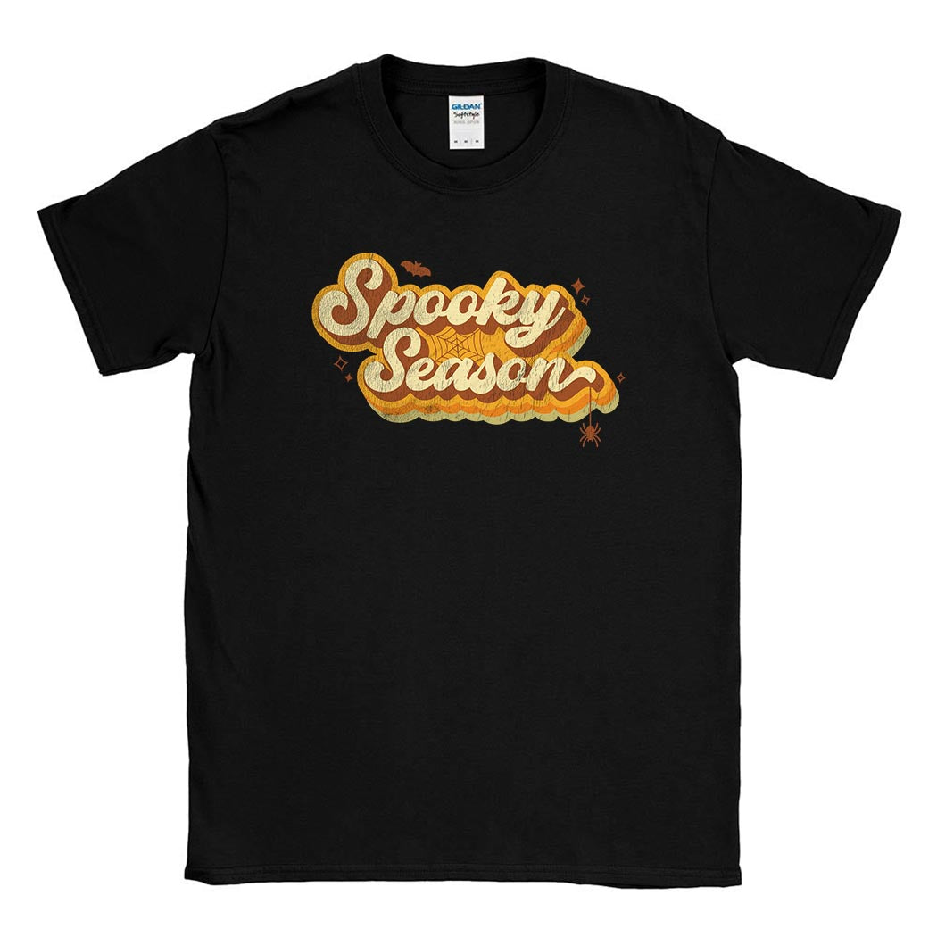 Spooky Season ~ Cotton T-Shirt ~ Breiter Creations-black
