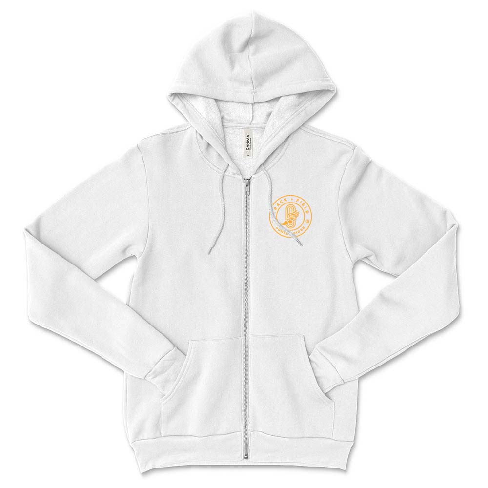Track & Field Circle Logo ~ Zip Hoodie ~ Sunset Ridge Middle School
