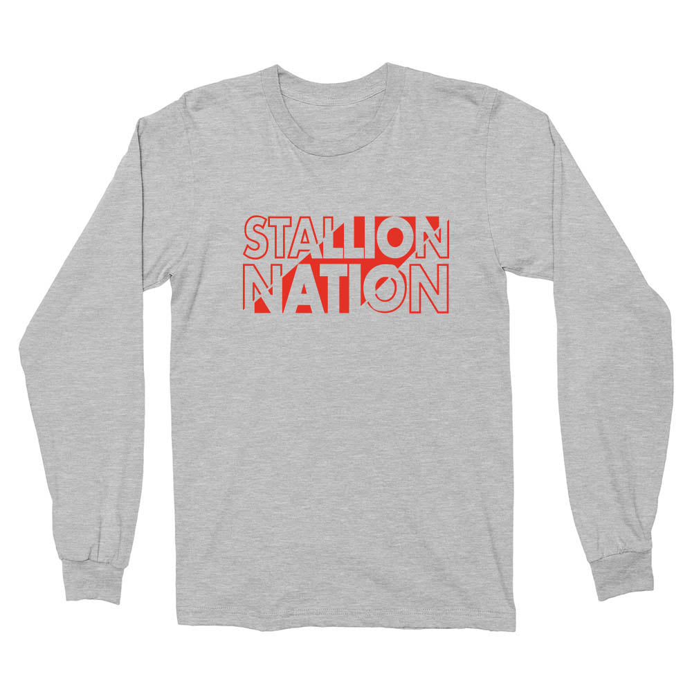 Stallion Nation ~ Cotton Long Sleeve T-Shirt ~ Nettelhorst School