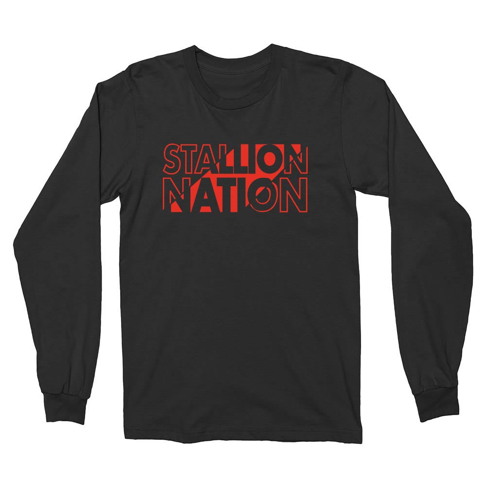 Stallion Nation ~ Cotton Long Sleeve T-Shirt ~ Nettelhorst School