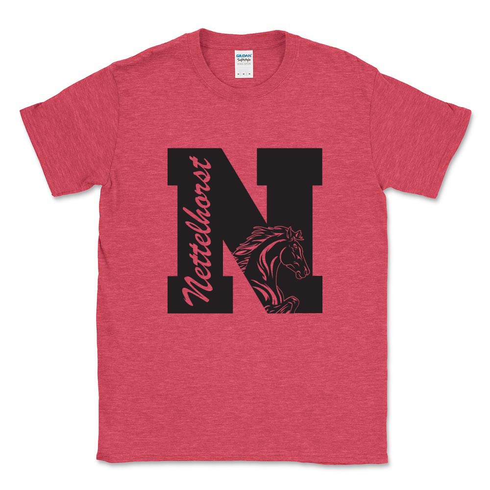 Stallion Stamp ~ Cotton T-Shirt ~ Nettelhorst School