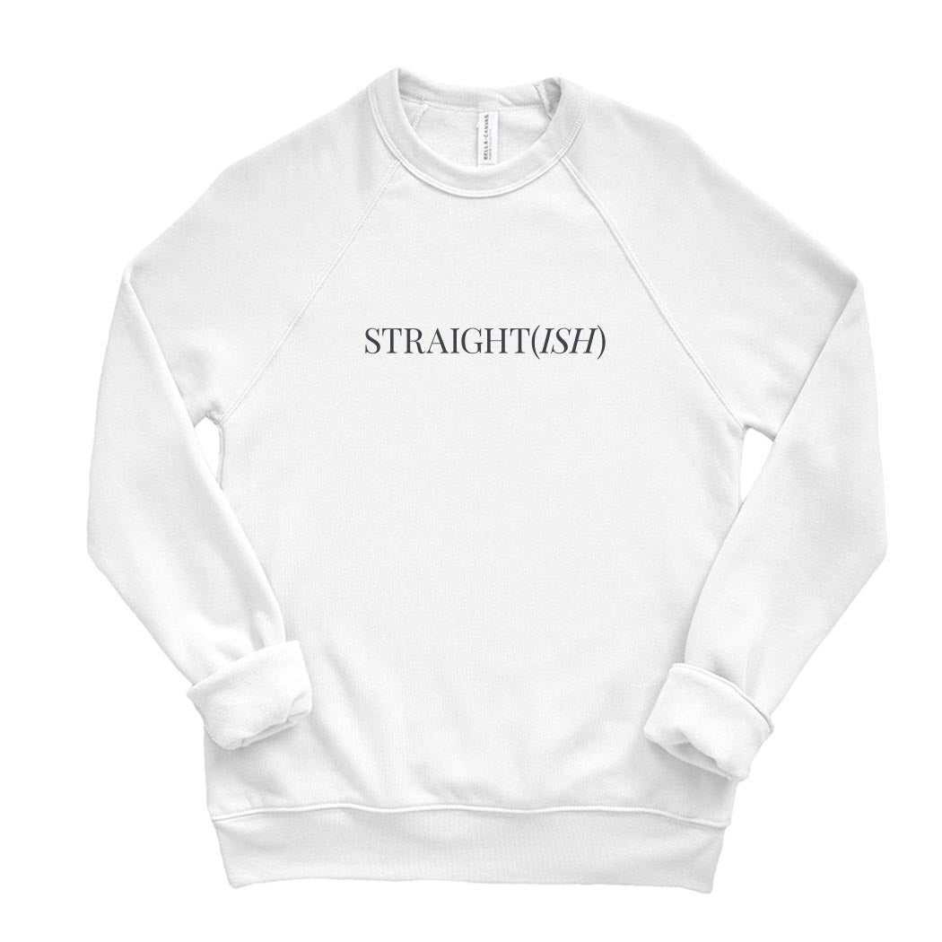 Straight(ish) ~ Youth Raglan Crewneck Sweatshirt ~ humanKIND