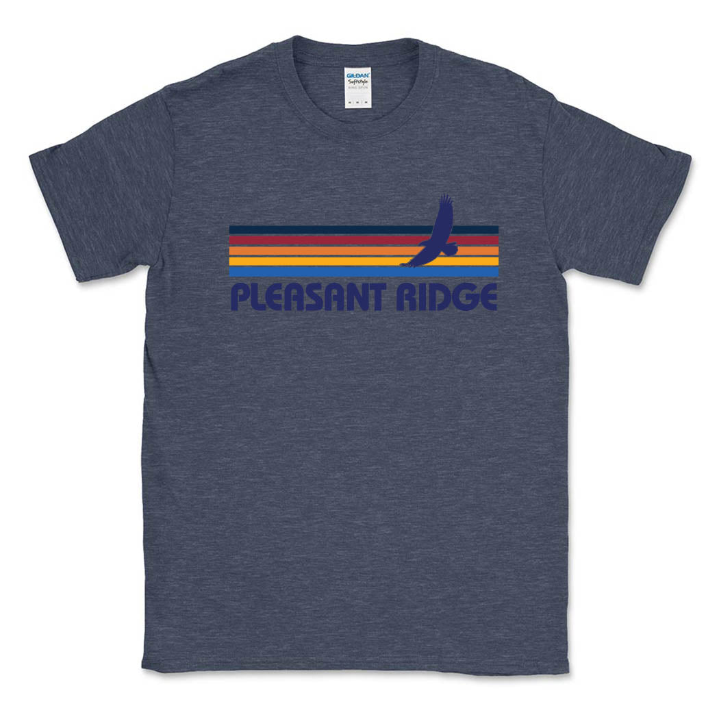 Sunset Stripes ~ Cotton Tee ~ Pleasant Ridge Elementary School