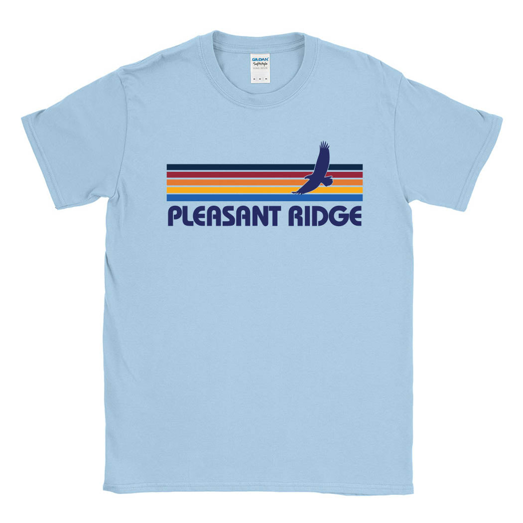 Sunset Stripes ~ Cotton Tee ~ Pleasant Ridge Elementary School