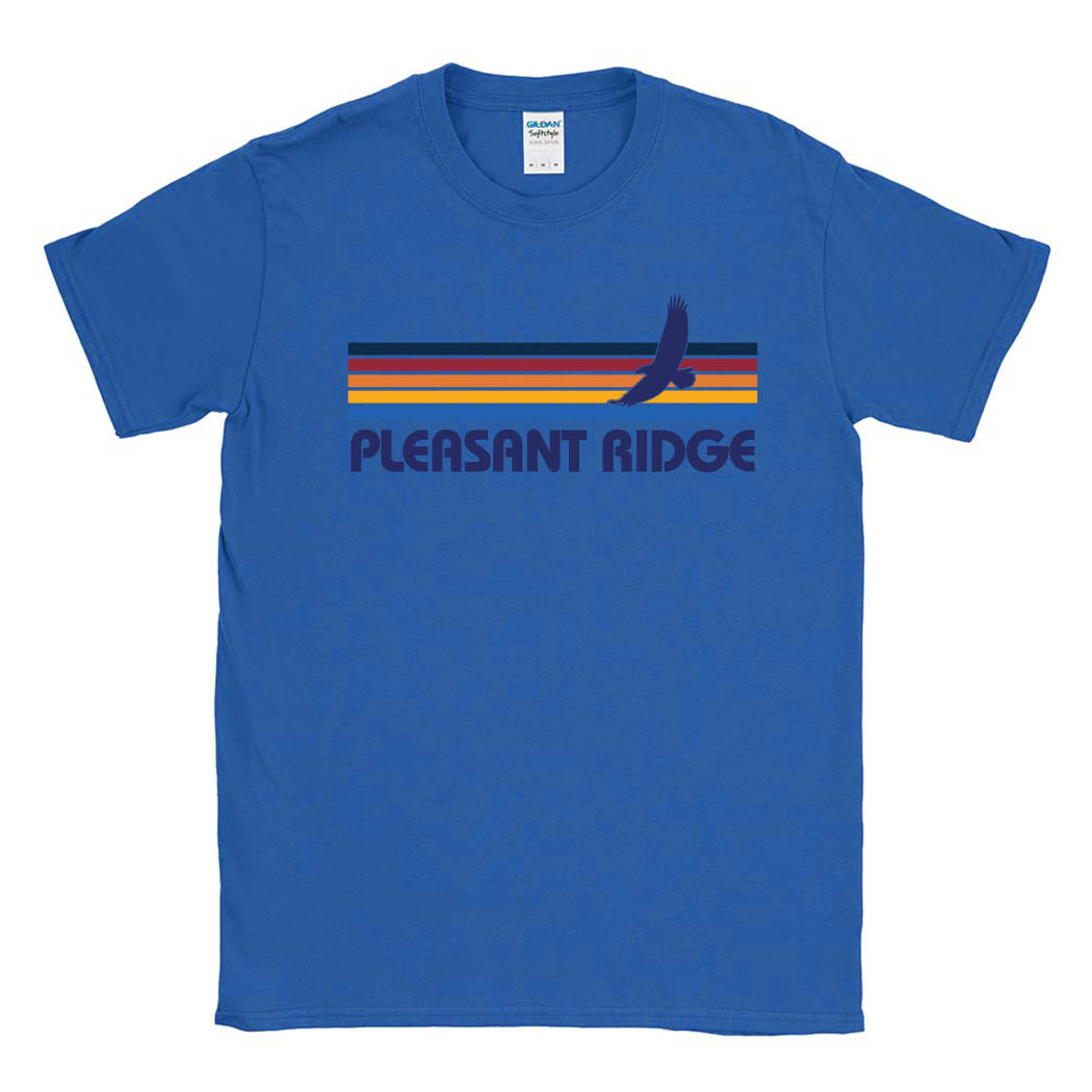 Sunset Stripes ~ Cotton Tee ~ Pleasant Ridge Elementary School
