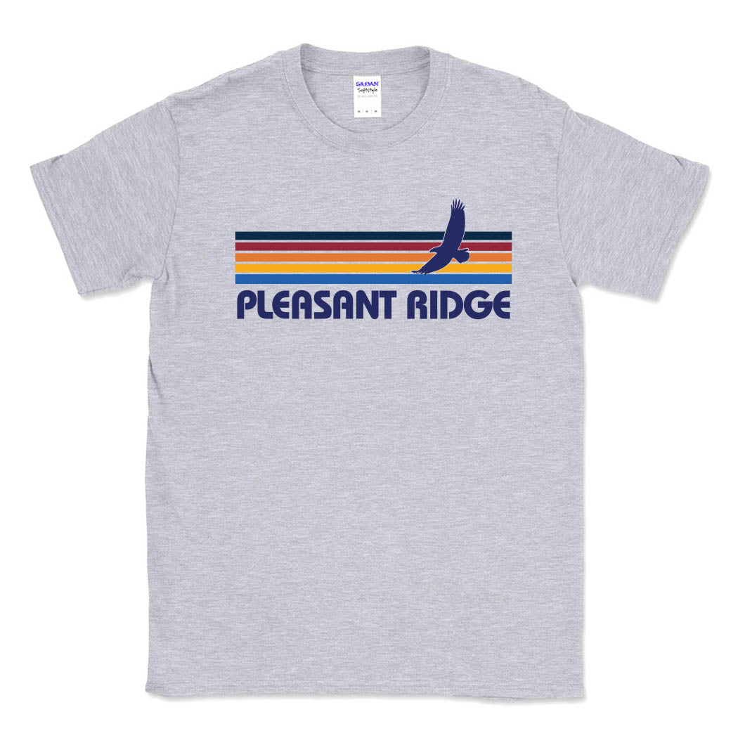 Sunset Stripes ~ Cotton Tee ~ Pleasant Ridge Elementary School