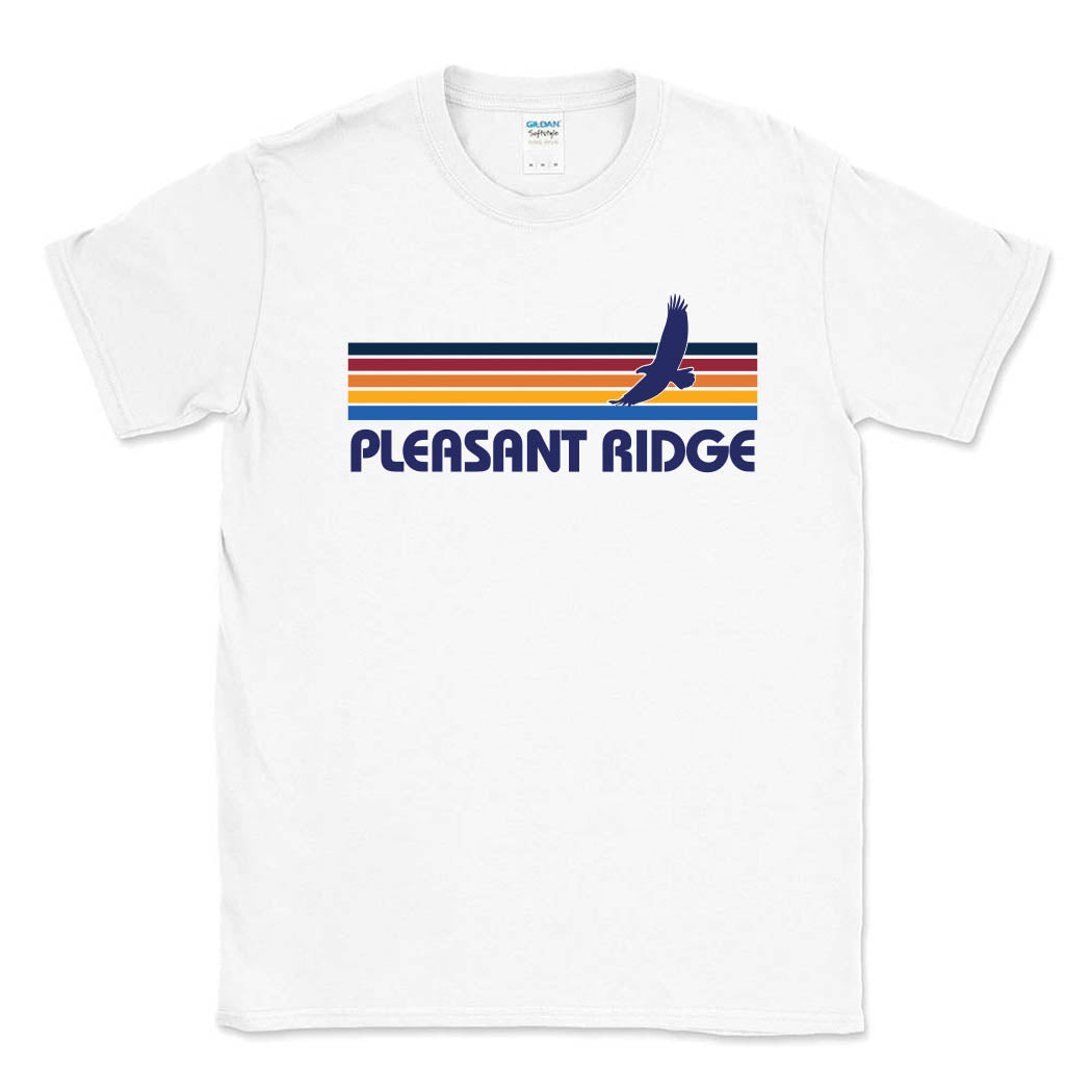 Sunset Stripes ~ Cotton Tee ~ Pleasant Ridge Elementary School