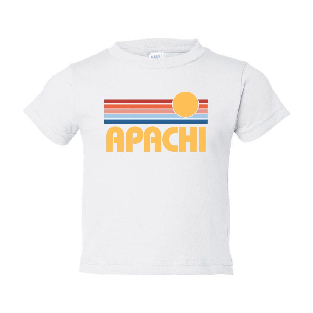 Sunset Stripes ~ Toddler Jersey T-Shirt ~ Apachi Day Camp
