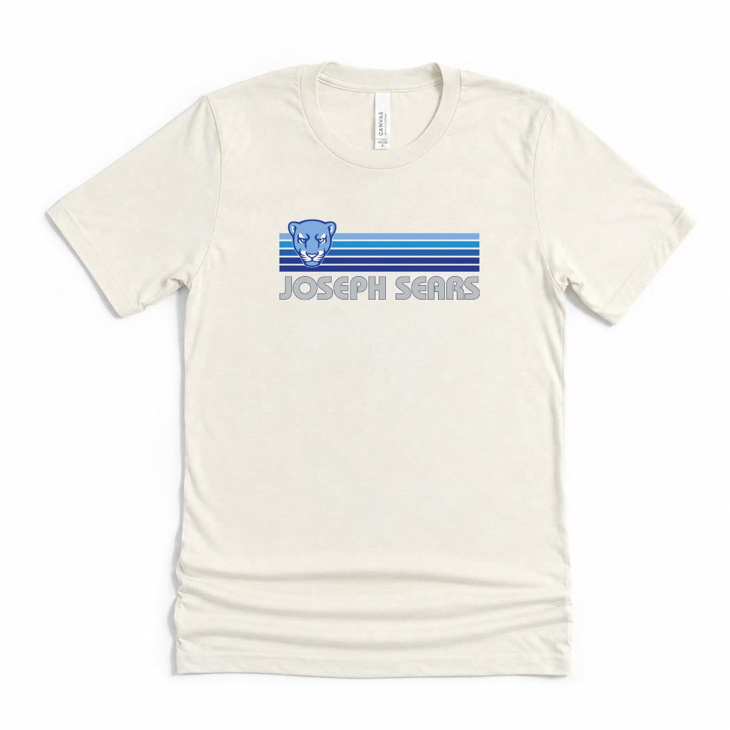 Sunset Stripes ~ Jersey T-Shirt ~ Joseph Sears School